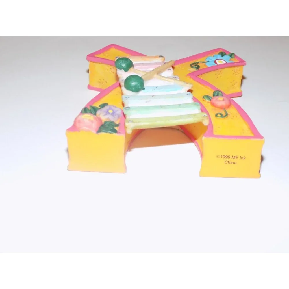 Vintage Mary Engelbreit Alphabet Letter Initial "X" Xylophone 1999 - Picture 5 of 5